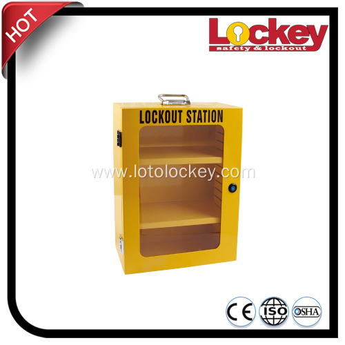 Yellow Steel Combination Safety Group Lockout Tagout Box